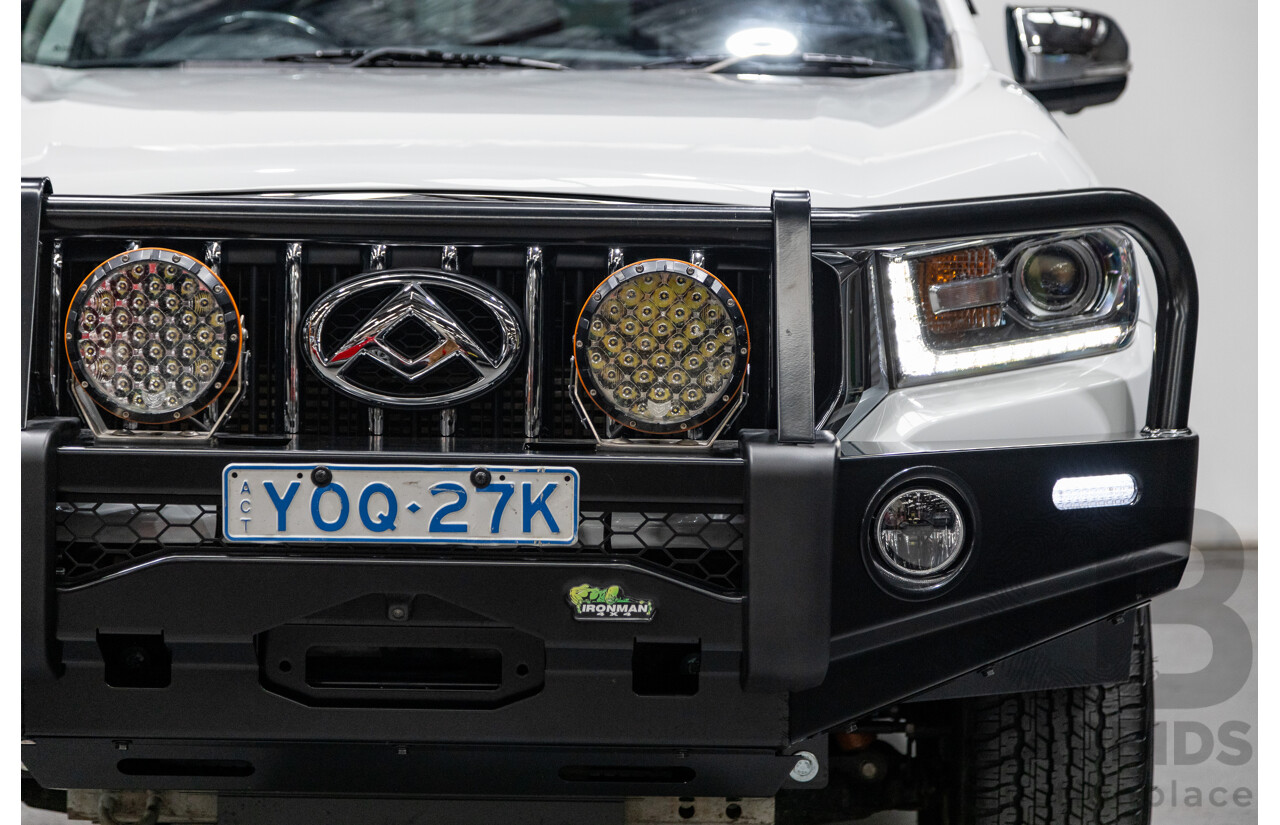 07/2020 Saic Motors LDV T60 Luxe (4x4) SK8C MY20 4d Dual Cab Blanc White Turbo Diesel 2.8L