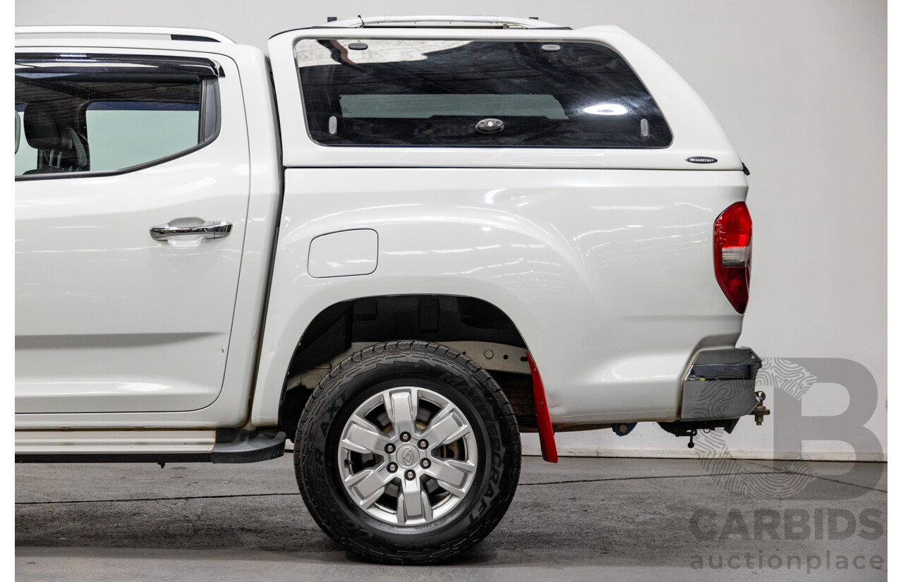 07/2020 Saic Motors LDV T60 Luxe (4x4) SK8C MY20 4d Dual Cab Blanc White Turbo Diesel 2.8L