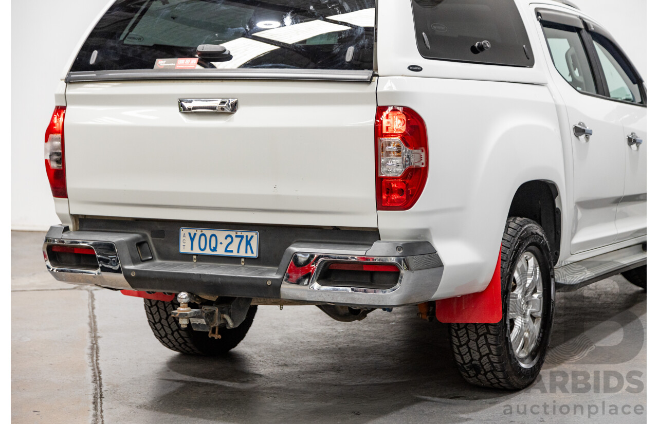 07/2020 Saic Motors LDV T60 Luxe (4x4) SK8C MY20 4d Dual Cab Blanc White Turbo Diesel 2.8L