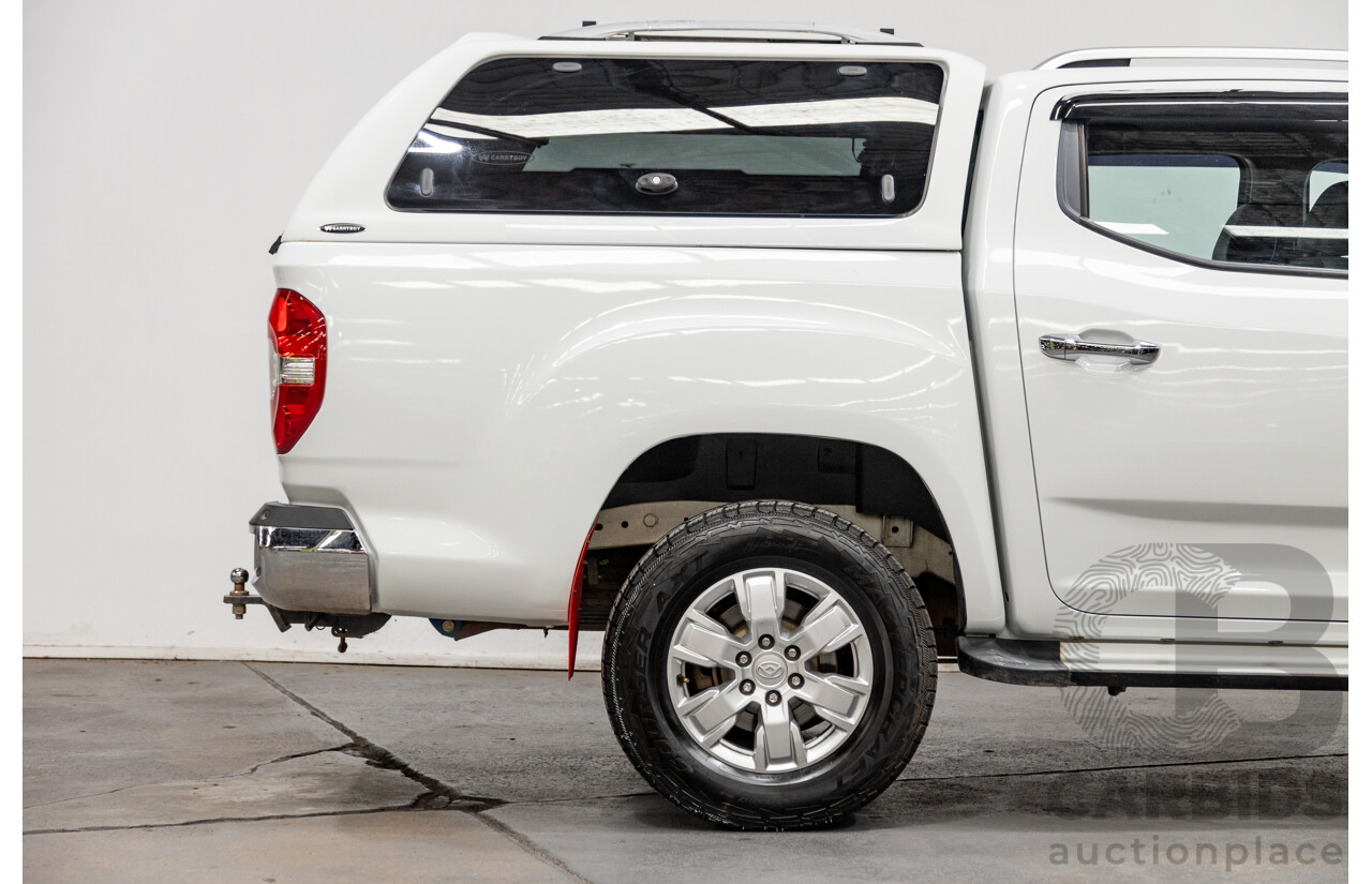 07/2020 Saic Motors LDV T60 Luxe (4x4) SK8C MY20 4d Dual Cab Blanc White Turbo Diesel 2.8L