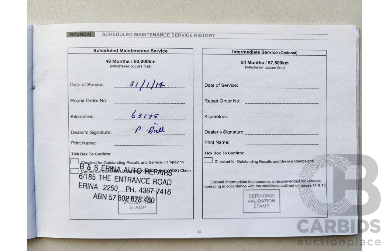 04/2011 Hyundai I30 SX FWD FD MY11 5D Hatchback Silver 1.6L