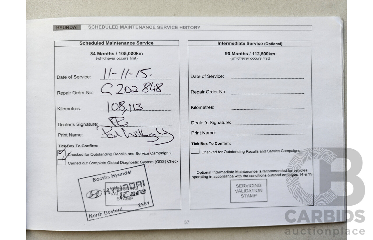 04/2011 Hyundai I30 SX FWD FD MY11 5D Hatchback Silver 1.6L