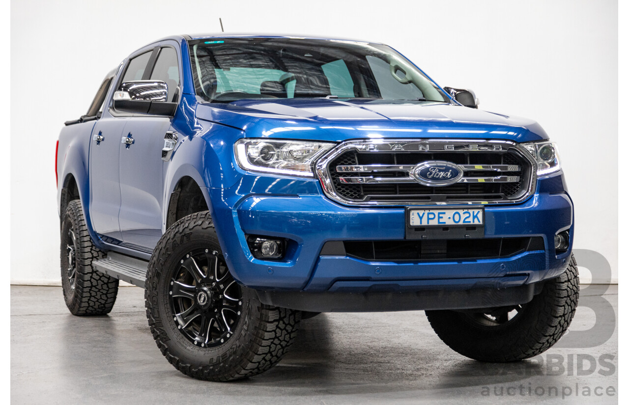 8/2019 Ford Ranger XLT 3.2 (4x4) PX MKII MY19Dual Cab Utility Lightning Blue Turbo Diesel 3.2L