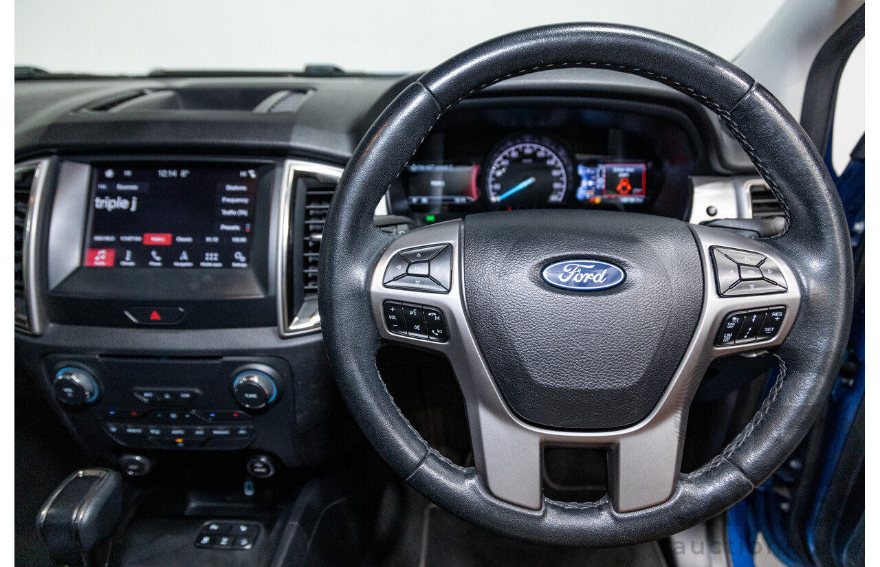 8/2019 Ford Ranger XLT 3.2 (4x4) PX MKII MY19Dual Cab Utility Lightning Blue Turbo Diesel 3.2L