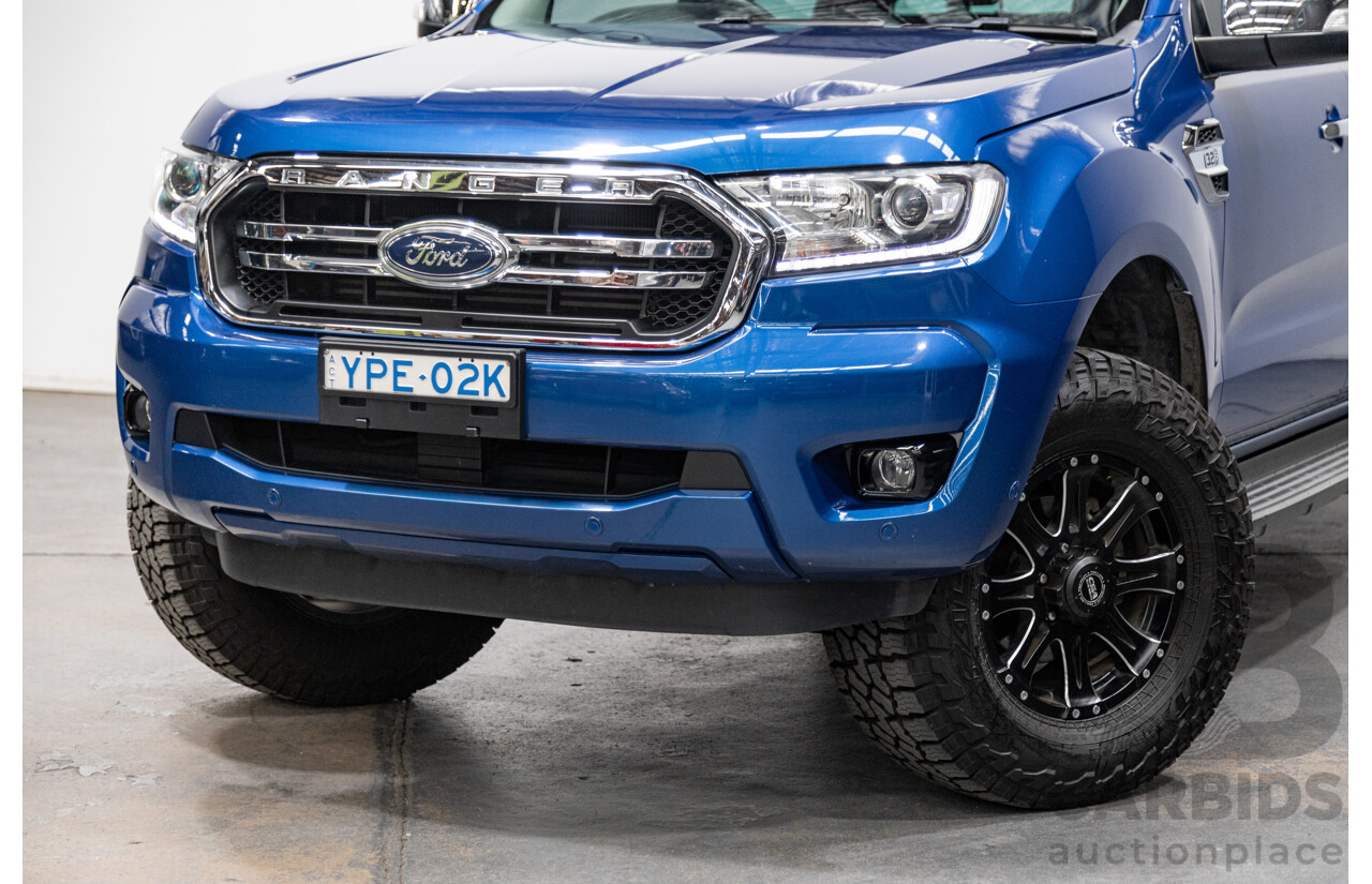 8/2019 Ford Ranger XLT 3.2 (4x4) PX MKII MY19Dual Cab Utility Lightning Blue Turbo Diesel 3.2L