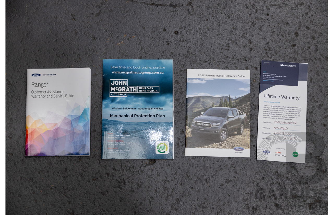 8/2019 Ford Ranger XLT 3.2 (4x4) PX MKII MY19Dual Cab Utility Lightning Blue Turbo Diesel 3.2L