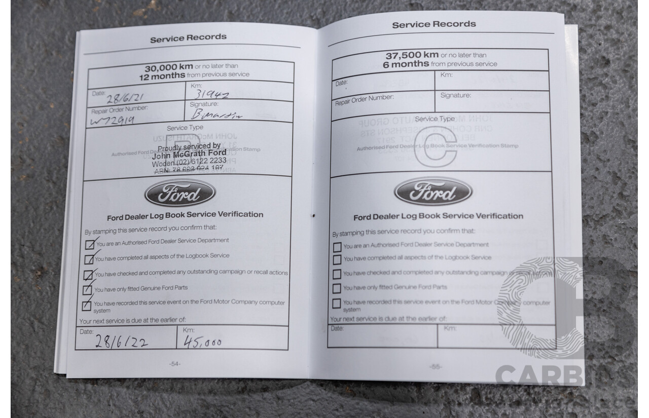 8/2019 Ford Ranger XLT 3.2 (4x4) PX MKII MY19Dual Cab Utility Lightning Blue Turbo Diesel 3.2L