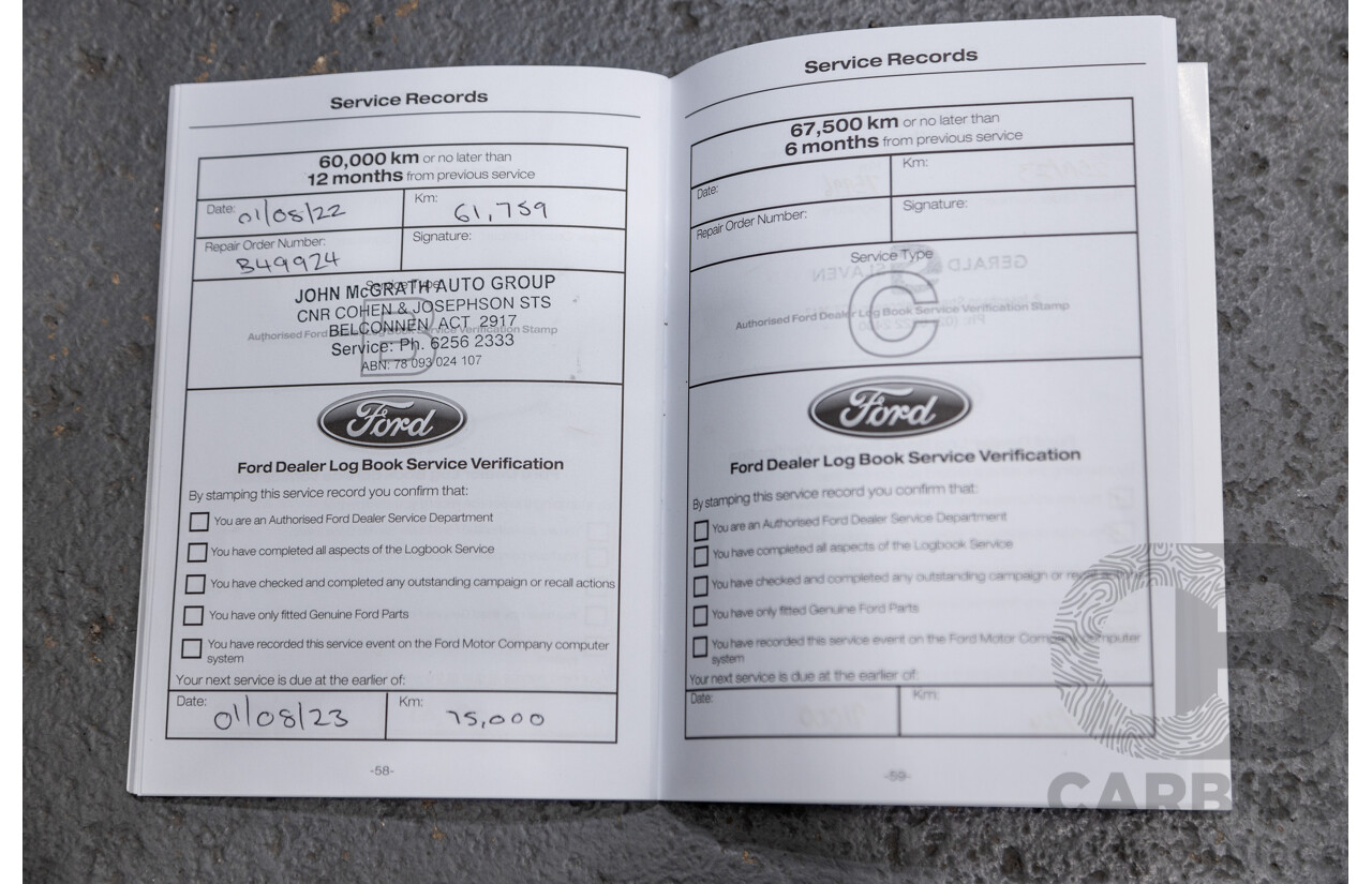 8/2019 Ford Ranger XLT 3.2 (4x4) PX MKII MY19Dual Cab Utility Lightning Blue Turbo Diesel 3.2L