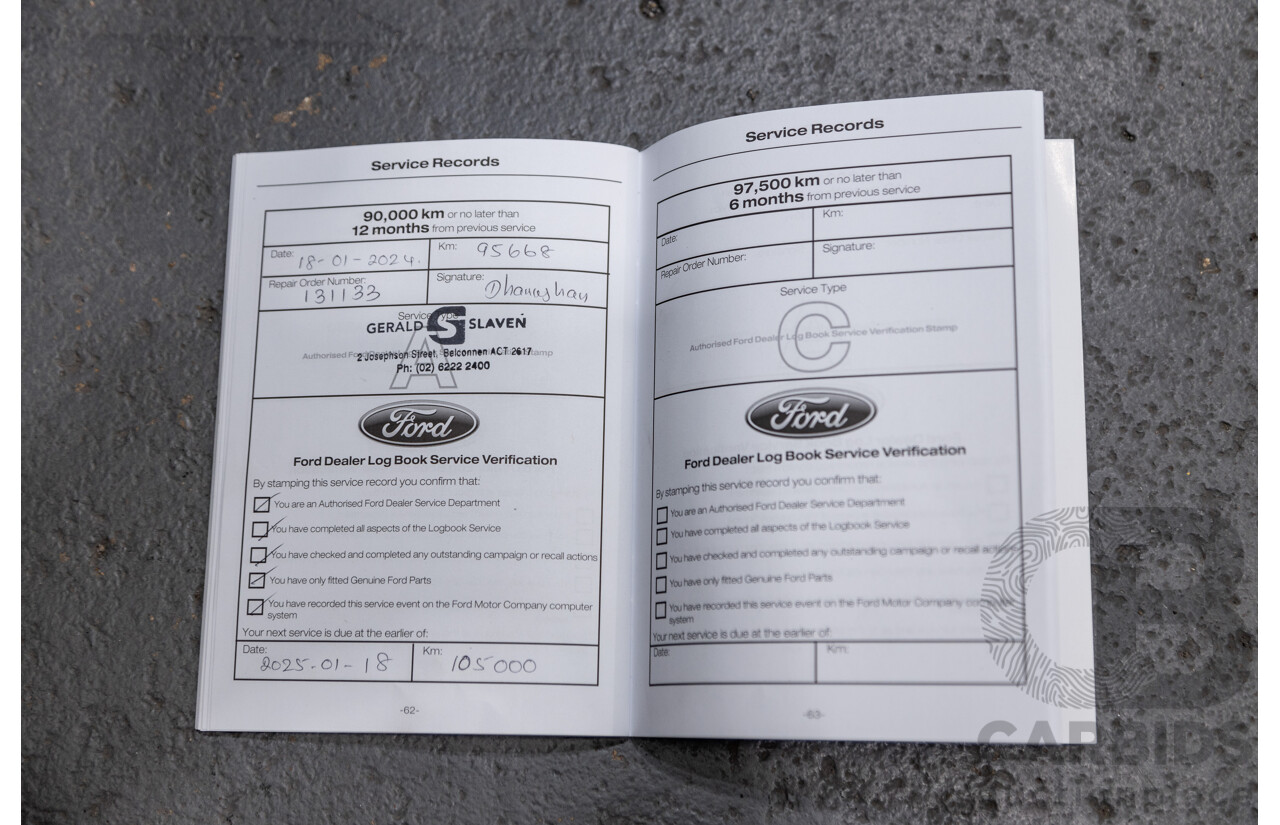 8/2019 Ford Ranger XLT 3.2 (4x4) PX MKII MY19Dual Cab Utility Lightning Blue Turbo Diesel 3.2L