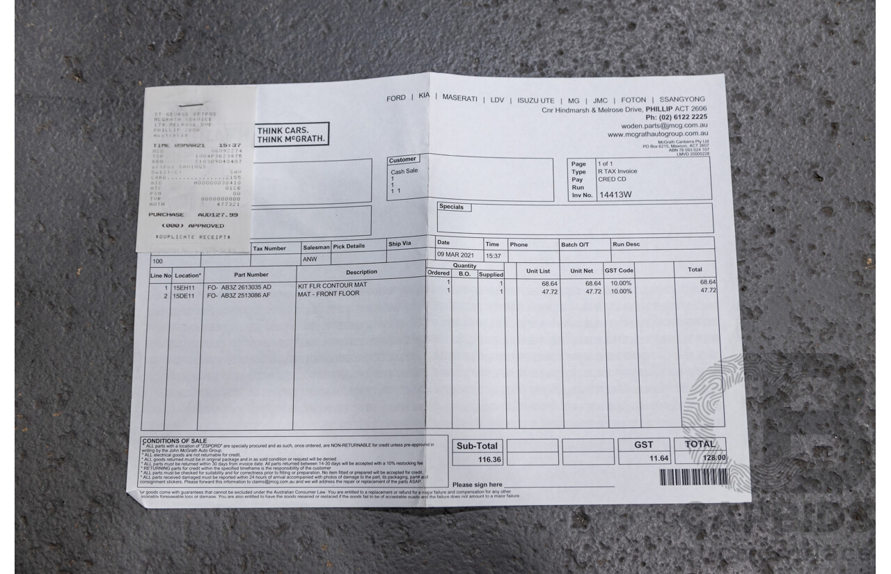 8/2019 Ford Ranger XLT 3.2 (4x4) PX MKII MY19Dual Cab Utility Lightning Blue Turbo Diesel 3.2L