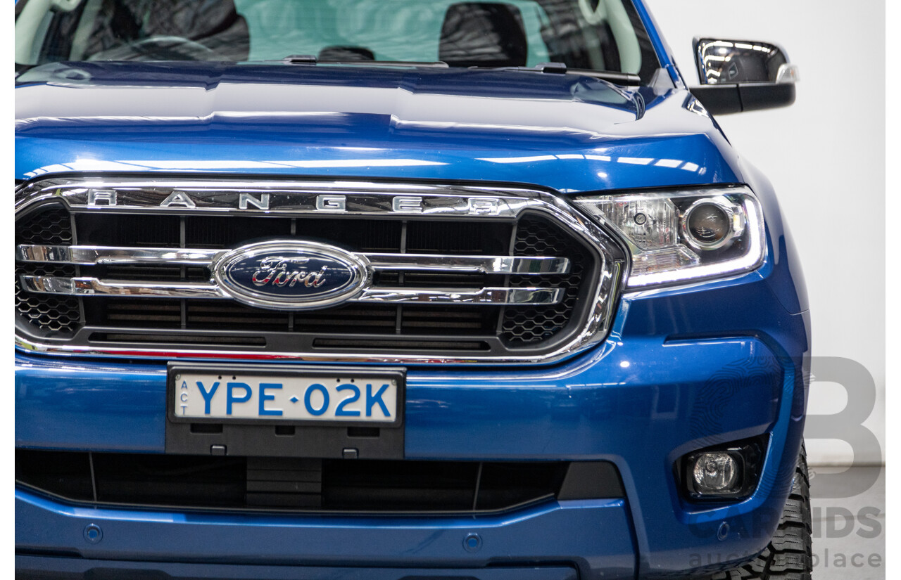 8/2019 Ford Ranger XLT 3.2 (4x4) PX MKII MY19Dual Cab Utility Lightning Blue Turbo Diesel 3.2L
