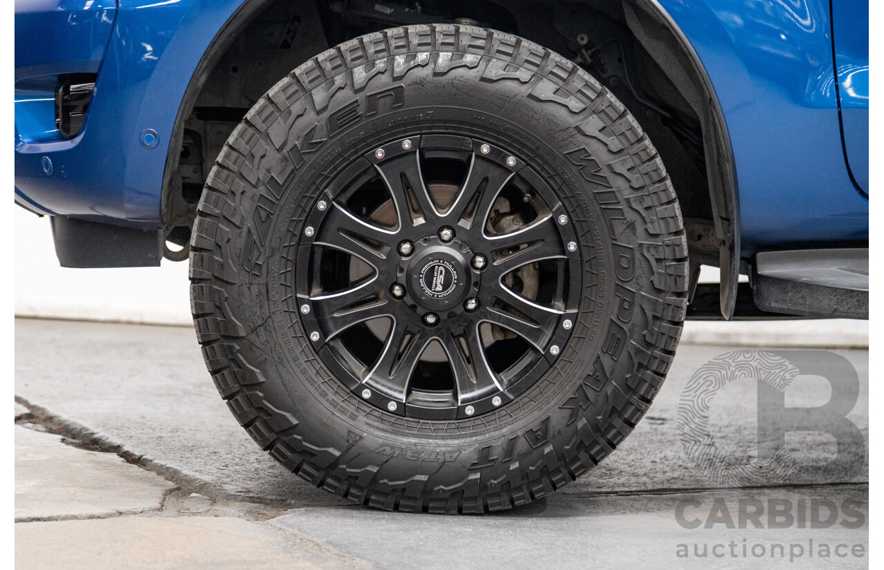 8/2019 Ford Ranger XLT 3.2 (4x4) PX MKII MY19Dual Cab Utility Lightning Blue Turbo Diesel 3.2L