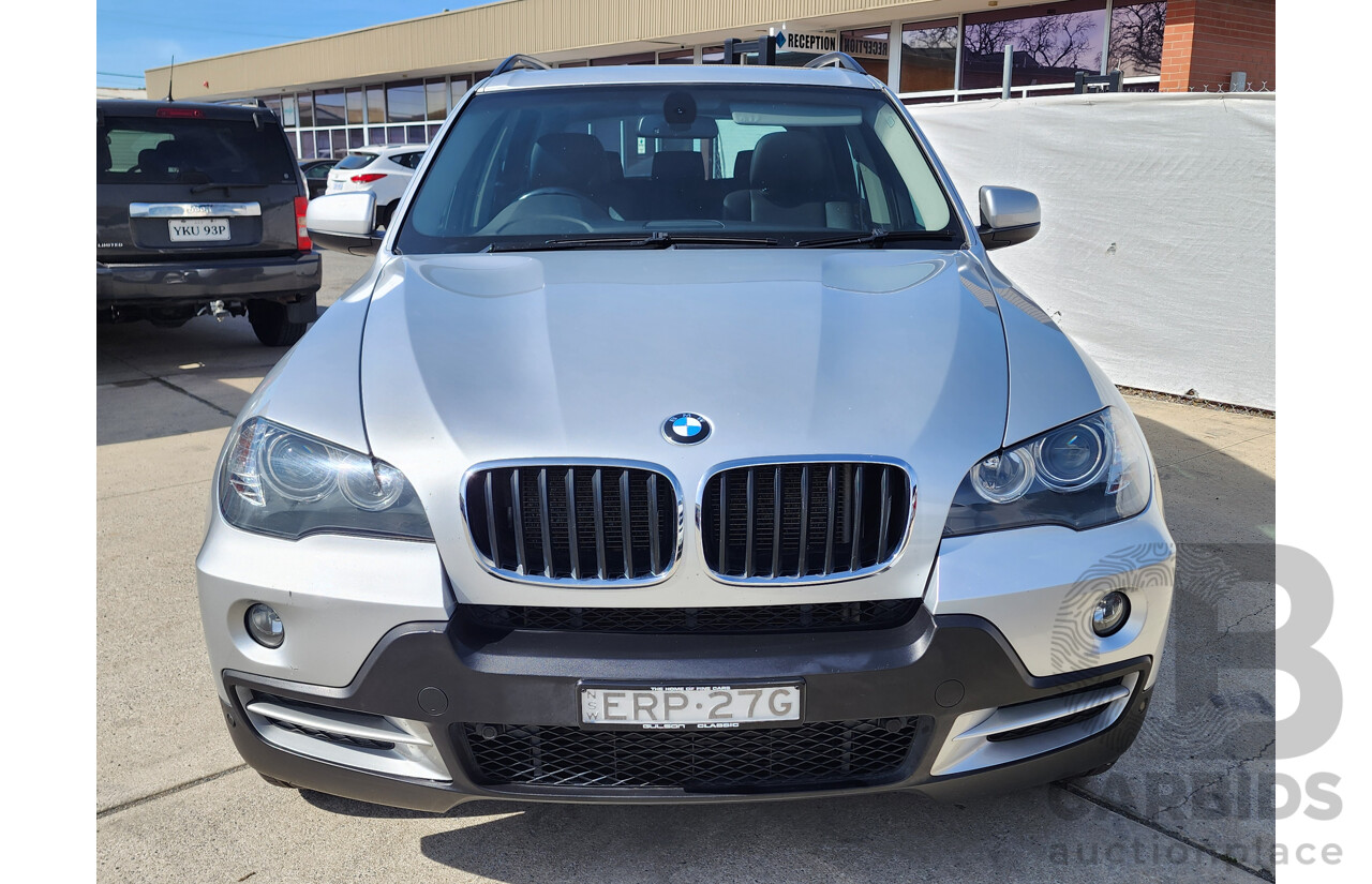 02/2009 Bmw X5 xDRIVE30d 4x4 E70 MY09 4D Wagon Silver Or Chrome 3.0L