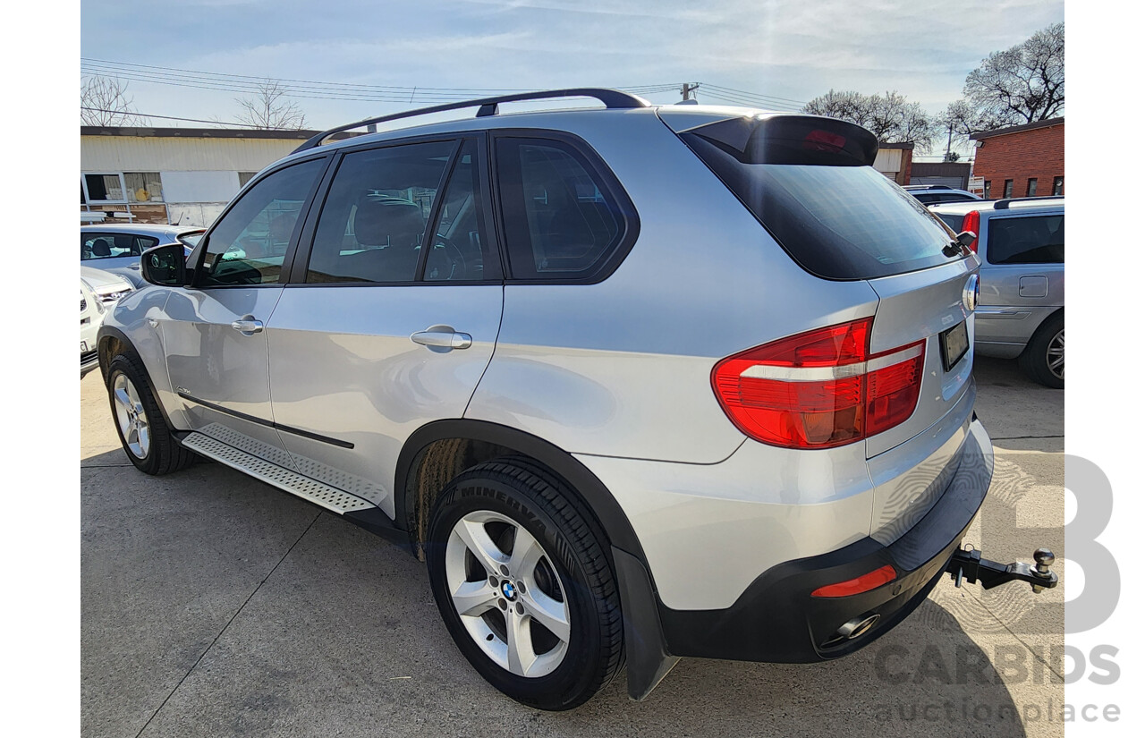 02/2009 Bmw X5 xDRIVE30d 4x4 E70 MY09 4D Wagon Silver Or Chrome 3.0L