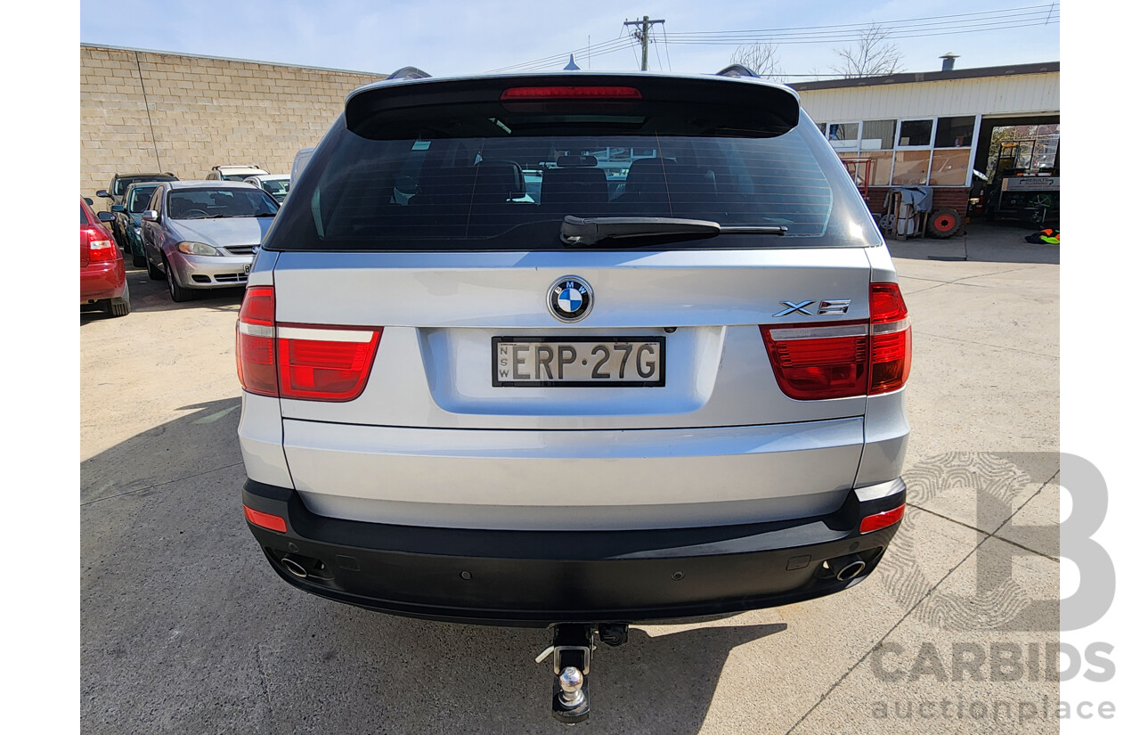 02/2009 Bmw X5 xDRIVE30d 4x4 E70 MY09 4D Wagon Silver Or Chrome 3.0L