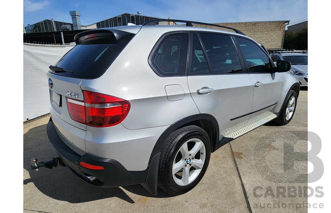 02/2009 Bmw X5 xDRIVE30d 4x4 E70 MY09 4D Wagon Silver Or Chrome 3.0L