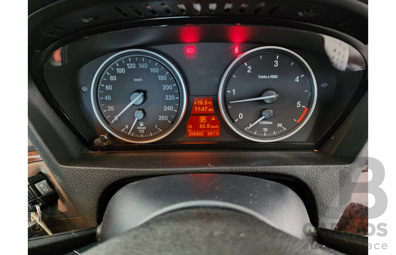 02/2009 Bmw X5 xDRIVE30d 4x4 E70 MY09 4D Wagon Silver Or Chrome 3.0L