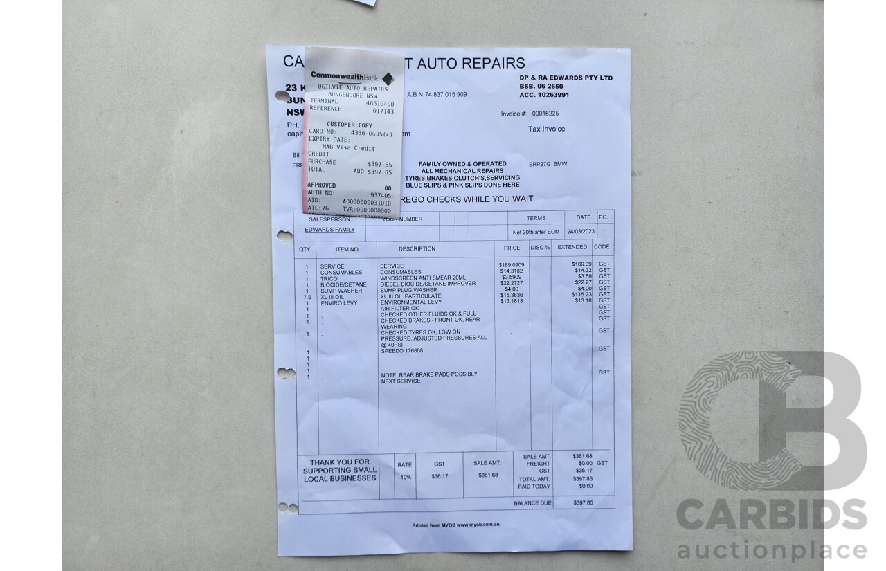 02/2009 Bmw X5 xDRIVE30d 4x4 E70 MY09 4D Wagon Silver Or Chrome 3.0L