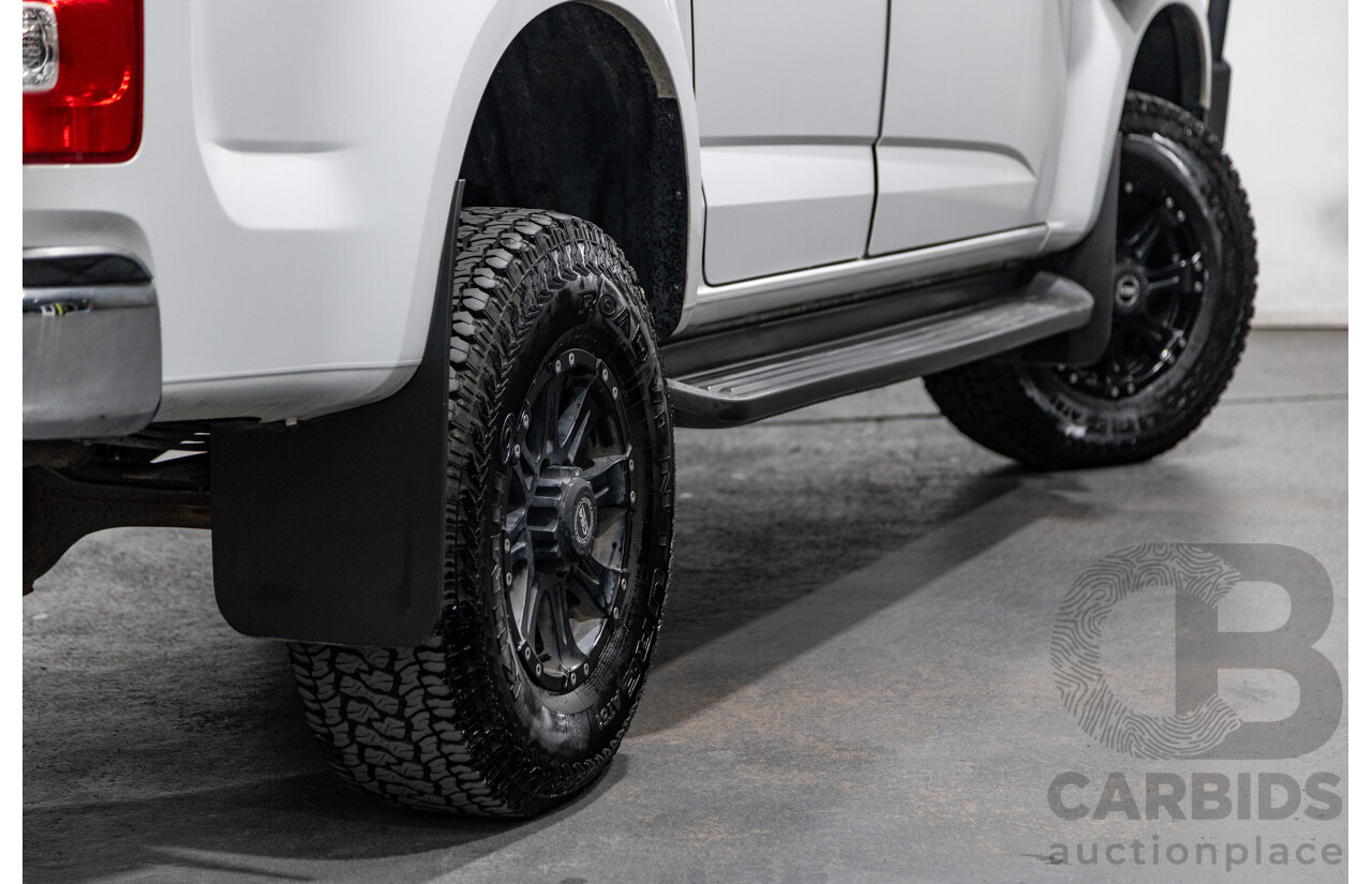 3/2015 Holden Colorado LTZ (4x4) RG MY15 4d Crew Cab P/Up White Turbo Diesel 2.8L