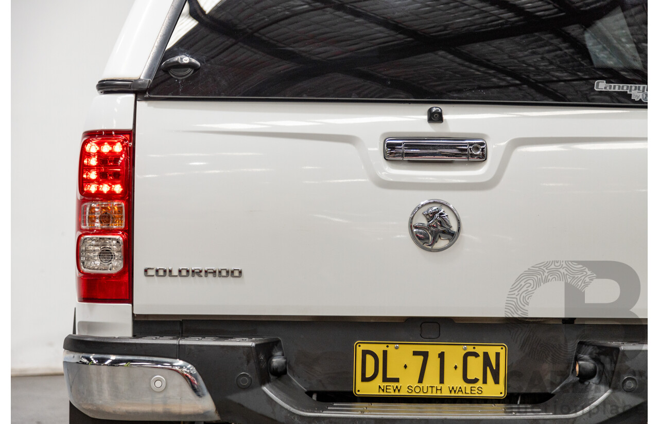 3/2015 Holden Colorado LTZ (4x4) RG MY15 4d Crew Cab P/Up White Turbo Diesel 2.8L
