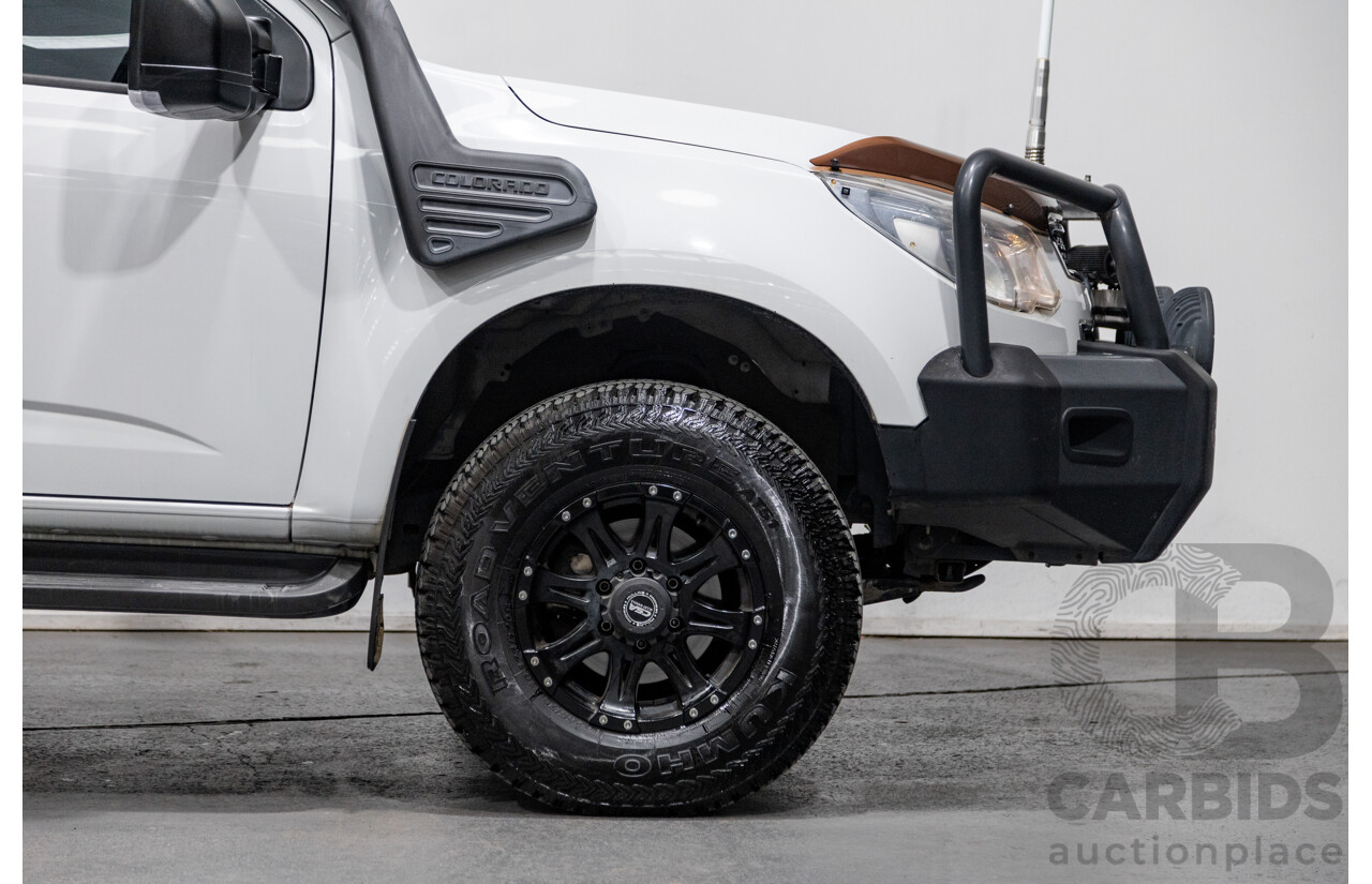 3/2015 Holden Colorado LTZ (4x4) RG MY15 4d Crew Cab P/Up White Turbo Diesel 2.8L