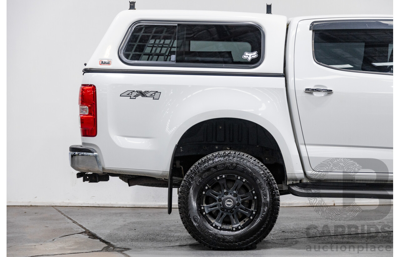 3/2015 Holden Colorado LTZ (4x4) RG MY15 4d Crew Cab P/Up White Turbo Diesel 2.8L