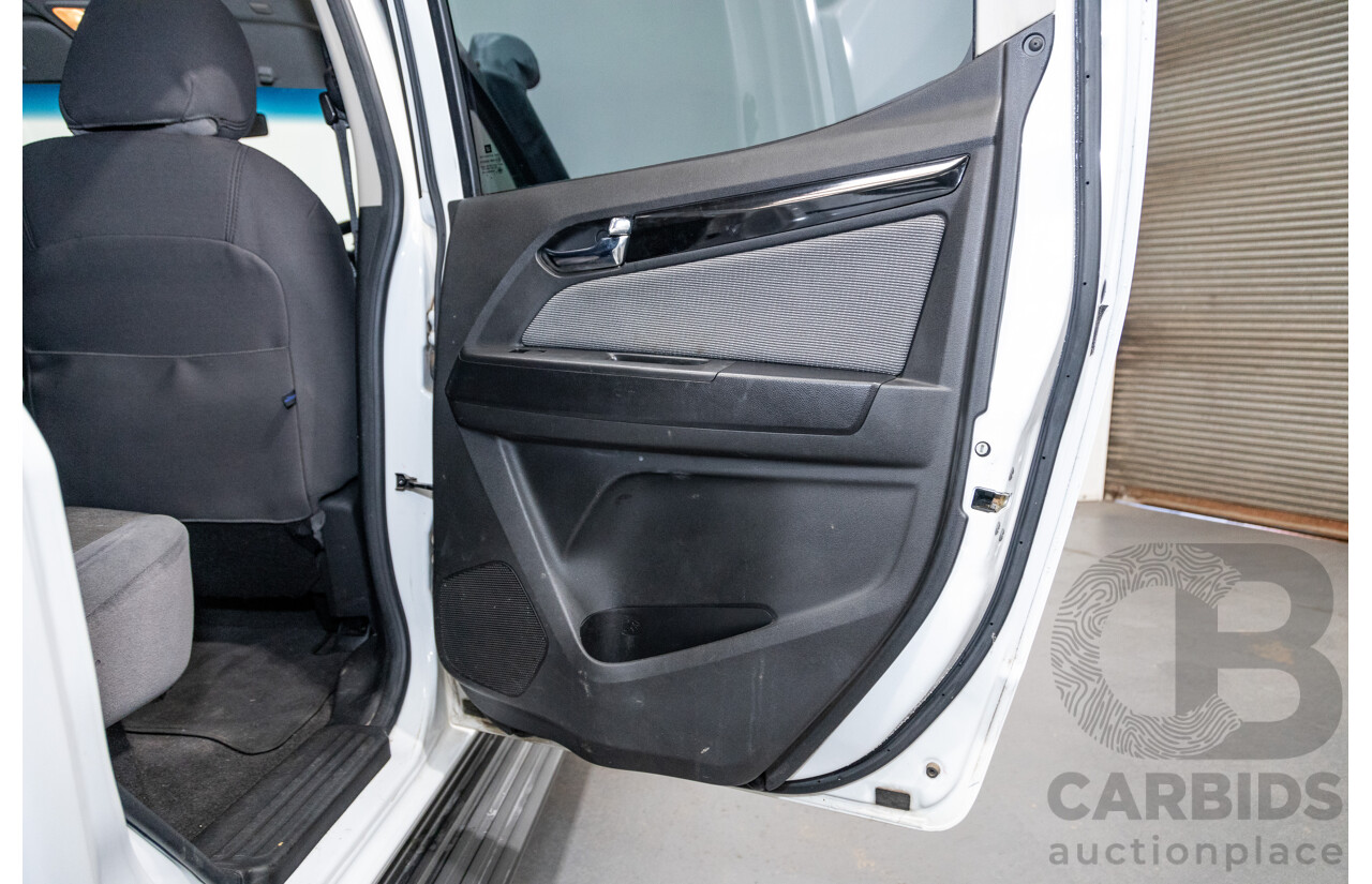 3/2015 Holden Colorado LTZ (4x4) RG MY15 4d Crew Cab P/Up White Turbo Diesel 2.8L