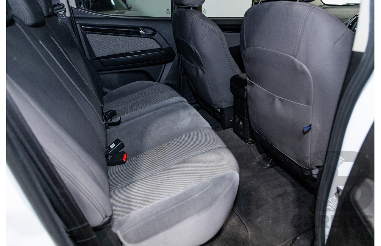 3/2015 Holden Colorado LTZ (4x4) RG MY15 4d Crew Cab P/Up White Turbo Diesel 2.8L