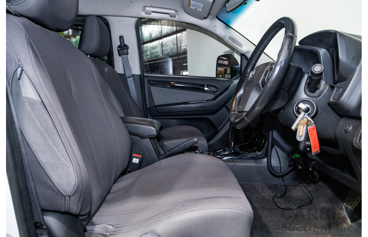 3/2015 Holden Colorado LTZ (4x4) RG MY15 4d Crew Cab P/Up White Turbo Diesel 2.8L