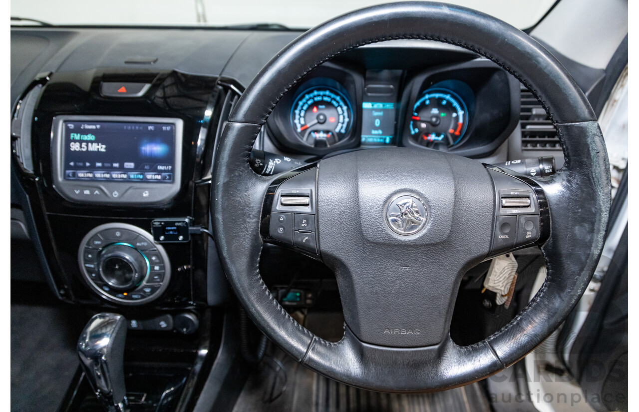 3/2015 Holden Colorado LTZ (4x4) RG MY15 4d Crew Cab P/Up White Turbo Diesel 2.8L