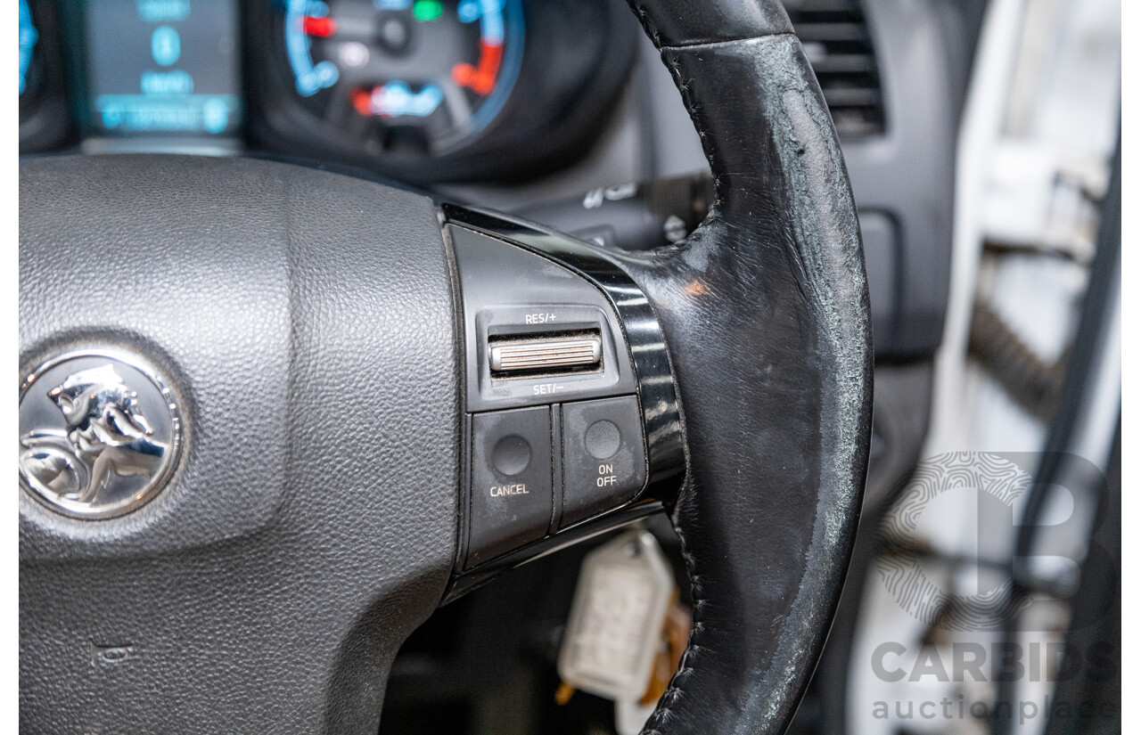 3/2015 Holden Colorado LTZ (4x4) RG MY15 4d Crew Cab P/Up White Turbo Diesel 2.8L