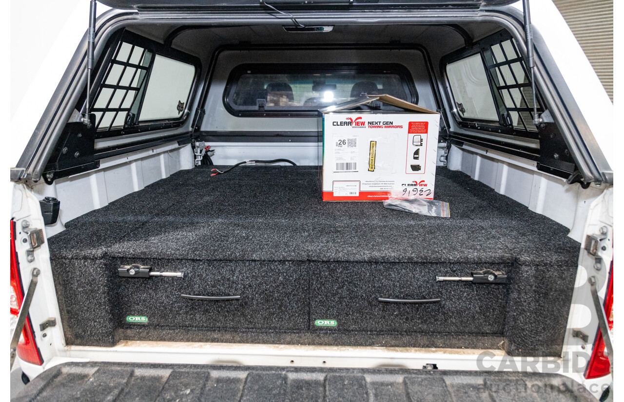 3/2015 Holden Colorado LTZ (4x4) RG MY15 4d Crew Cab P/Up White Turbo Diesel 2.8L