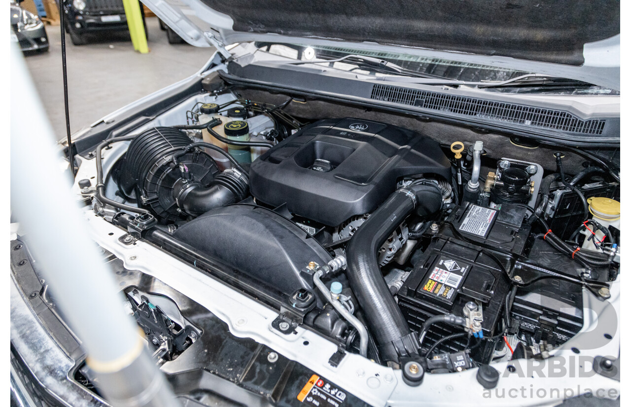 3/2015 Holden Colorado LTZ (4x4) RG MY15 4d Crew Cab P/Up White Turbo Diesel 2.8L