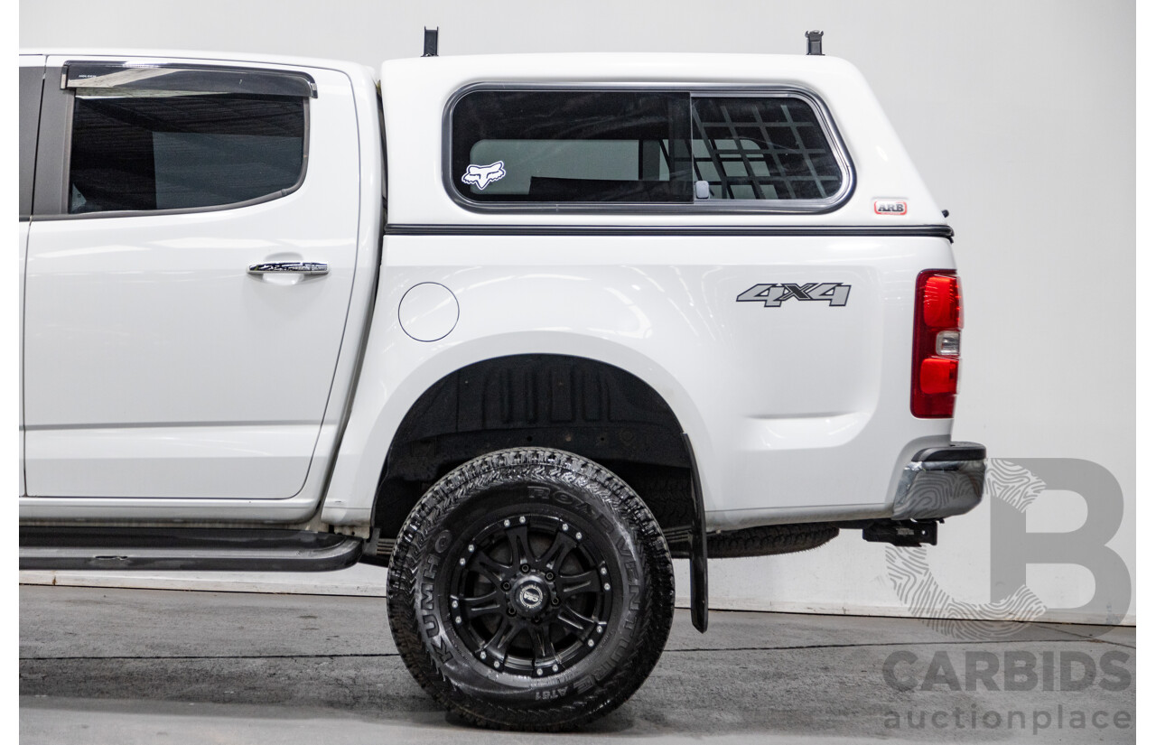 3/2015 Holden Colorado LTZ (4x4) RG MY15 4d Crew Cab P/Up White Turbo Diesel 2.8L