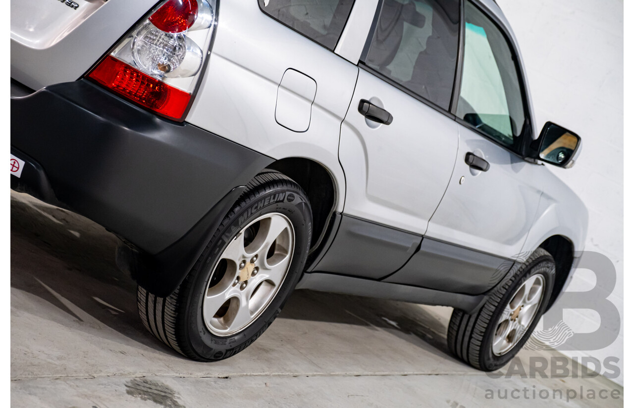 3/2006 Subaru Forester X (AWD) MY06 4d Wagon Silver 2.5L