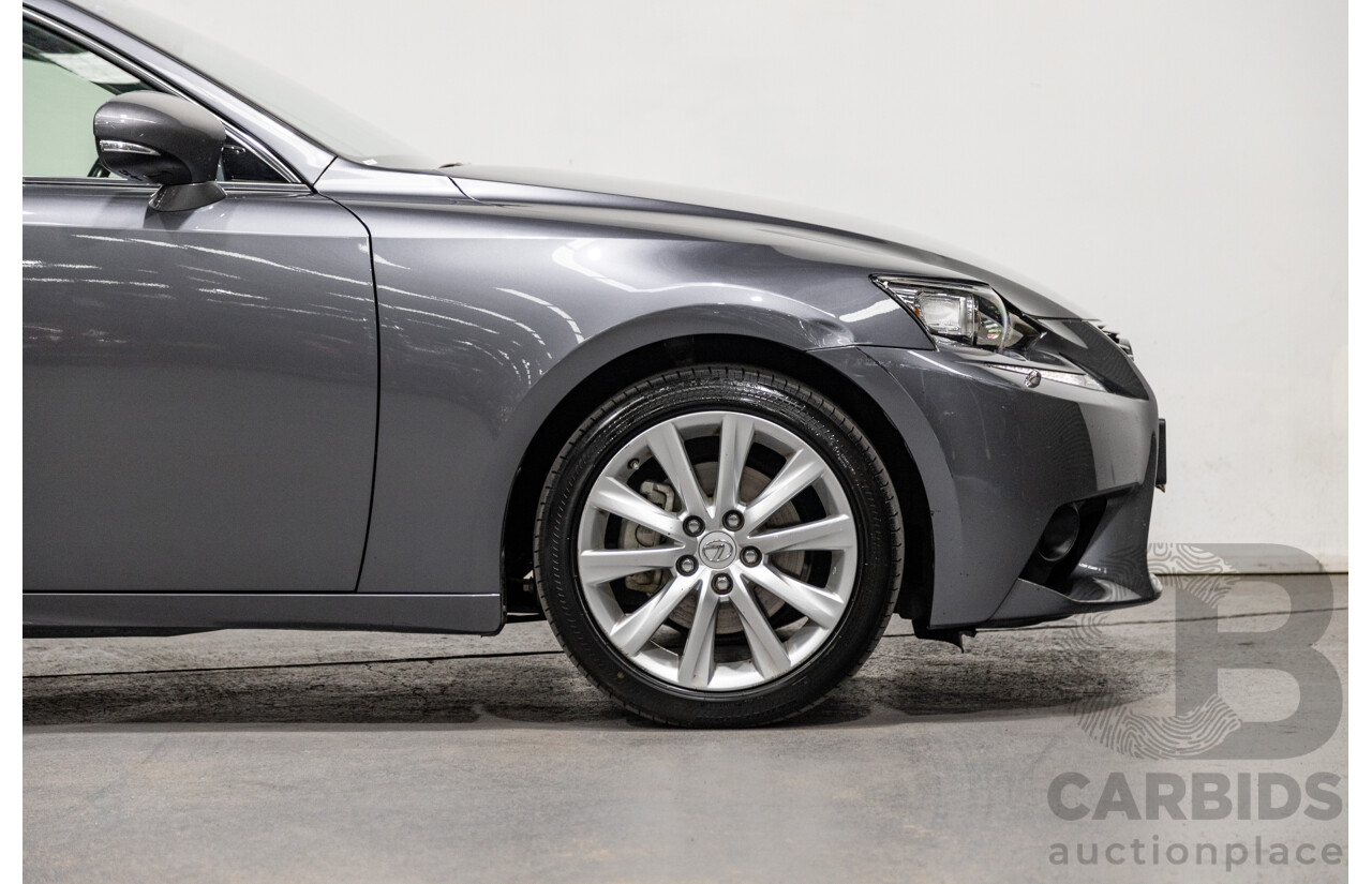 7/2015 Lexus IS300h Luxury Hybrid AVE30R MY15 4d Sedan Mercury Grey Metallic 2.5L - Hybrid