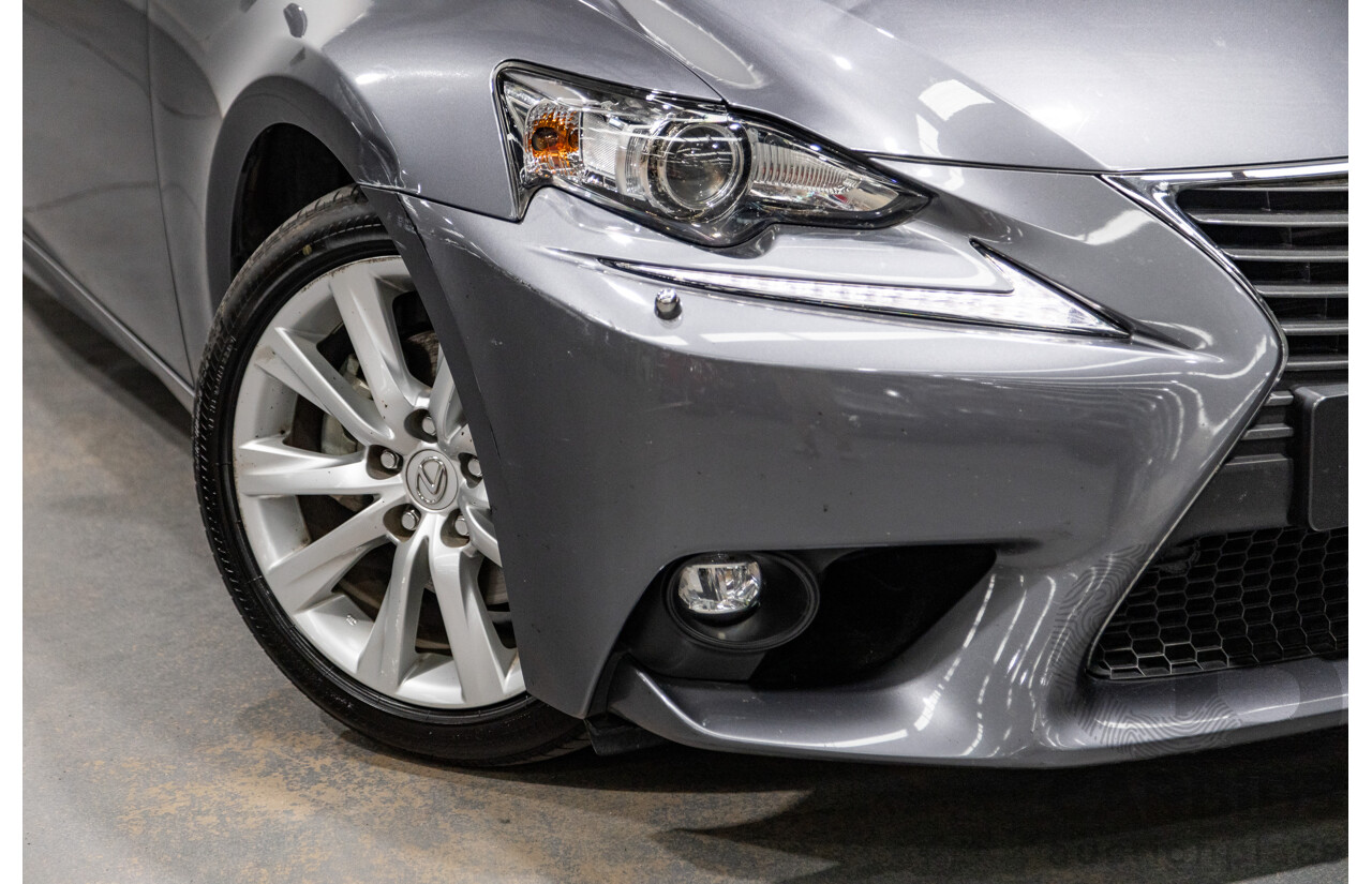 7/2015 Lexus IS300h Luxury Hybrid AVE30R MY15 4d Sedan Mercury Grey Metallic 2.5L - Hybrid