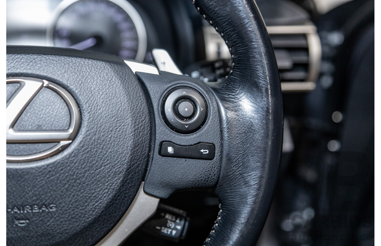 7/2015 Lexus IS300h Luxury Hybrid AVE30R MY15 4d Sedan Mercury Grey Metallic 2.5L - Hybrid