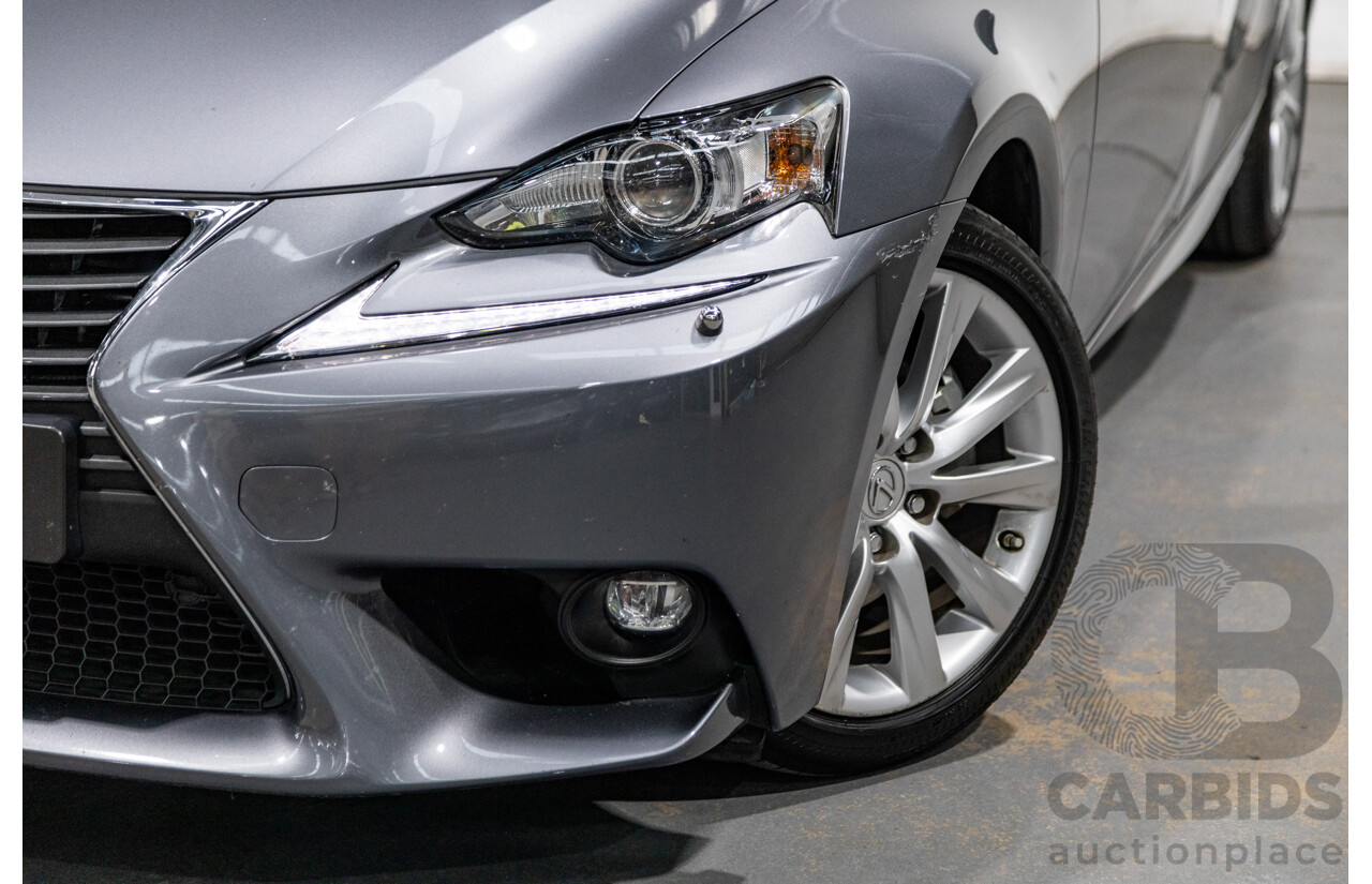 7/2015 Lexus IS300h Luxury Hybrid AVE30R MY15 4d Sedan Mercury Grey Metallic 2.5L - Hybrid