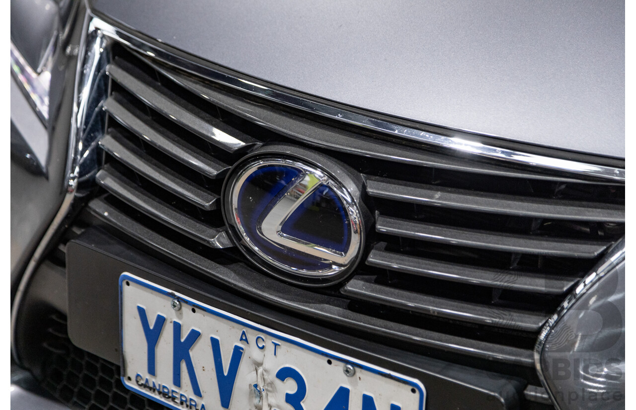 7/2015 Lexus IS300h Luxury Hybrid AVE30R MY15 4d Sedan Mercury Grey Metallic 2.5L - Hybrid