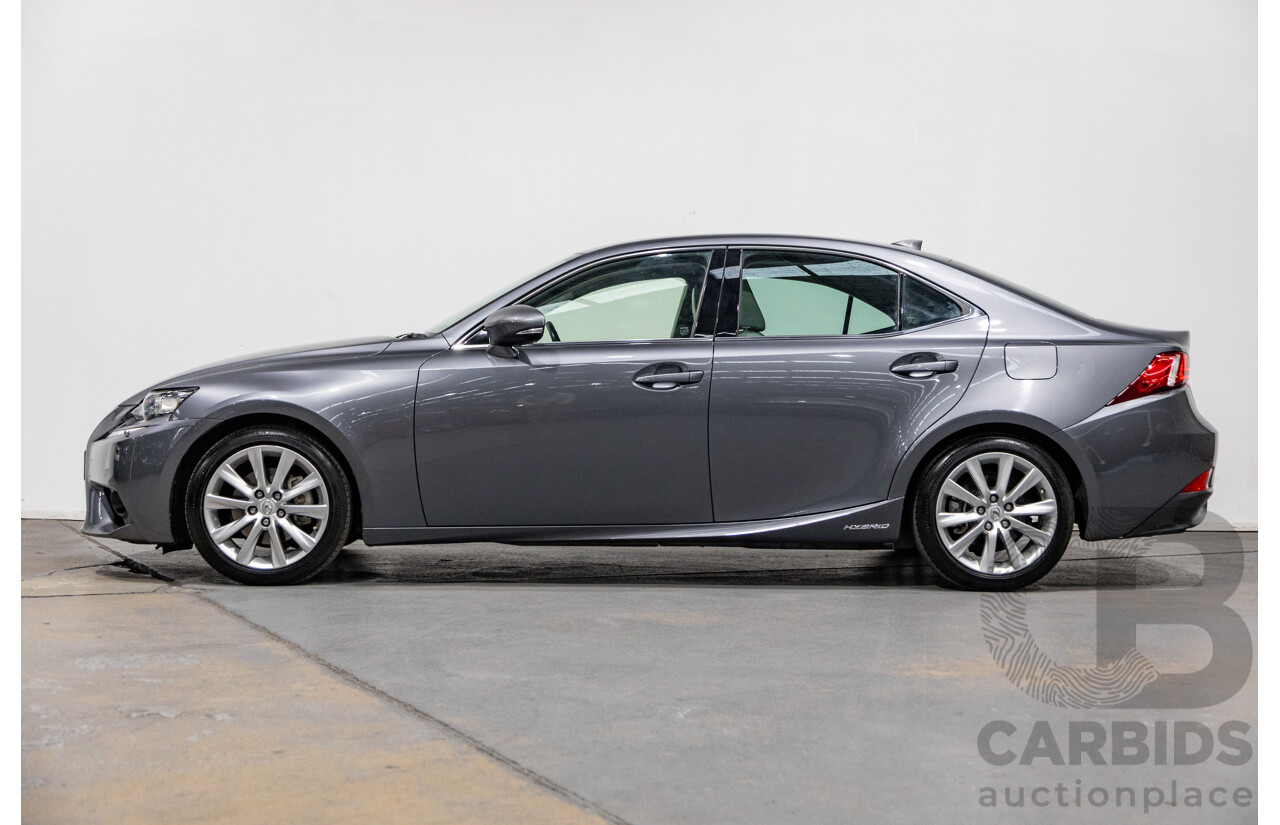 7/2015 Lexus IS300h Luxury Hybrid AVE30R MY15 4d Sedan Mercury Grey Metallic 2.5L - Hybrid