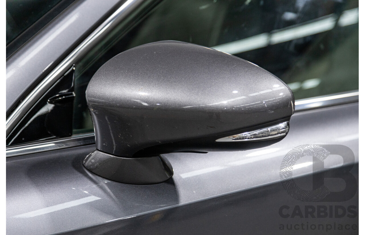 7/2015 Lexus IS300h Luxury Hybrid AVE30R MY15 4d Sedan Mercury Grey Metallic 2.5L - Hybrid
