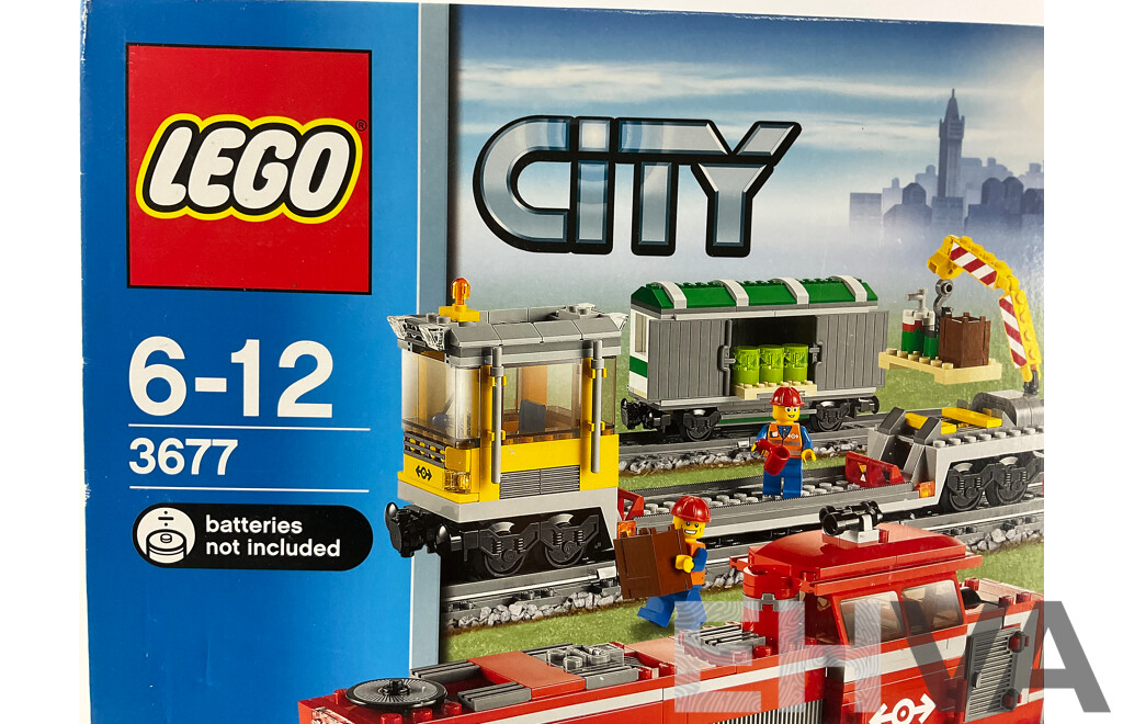 Lego City Red Cargo Train 3677 - Lot 1566178 | EHVA