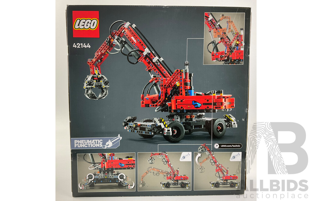 Lego Technic Set with Pneumatic Functions, 42144 in Sealed Box