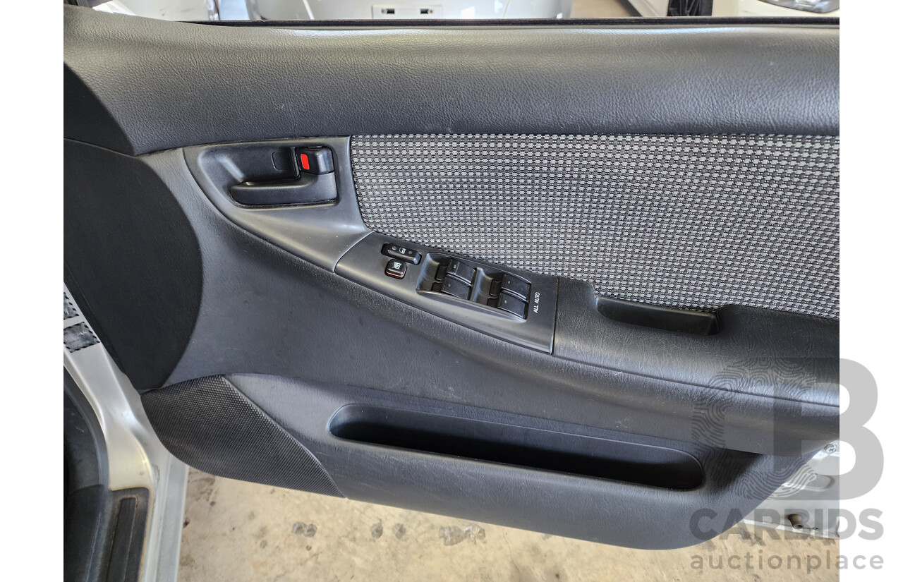 03/2005 Toyota Corolla CONQUEST SECA FWD ZZE122R 5D Hatchback Silver 1.8L