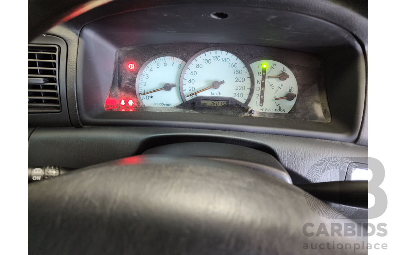 03/2005 Toyota Corolla CONQUEST SECA FWD ZZE122R 5D Hatchback Silver 1.8L