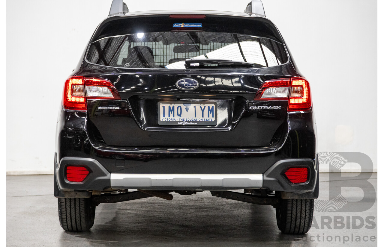 3/2018 Subaru Outback 2.5i (AWD) 5GEN B6A MY18 4d Wagon Crystal Black Mica 2.5L