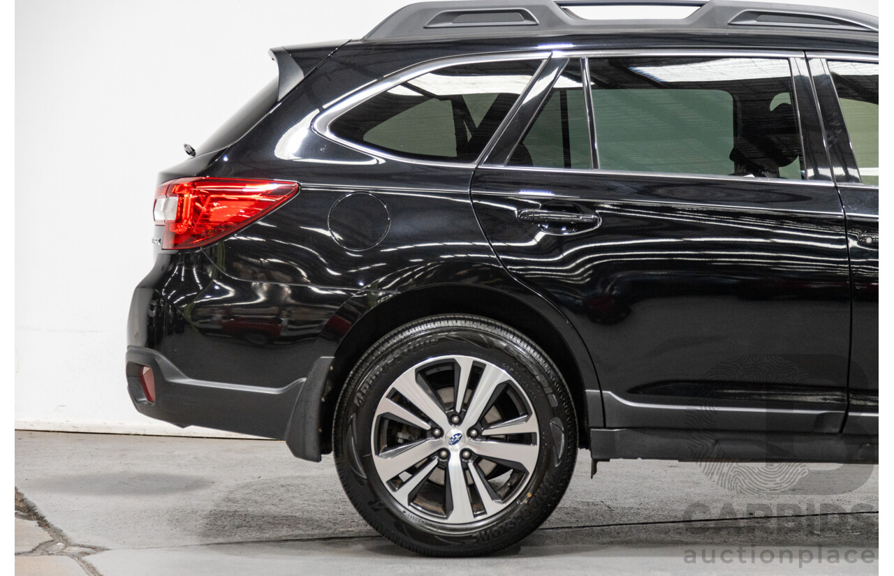 3/2018 Subaru Outback 2.5i (AWD) 5GEN B6A MY18 4d Wagon Crystal Black Mica 2.5L
