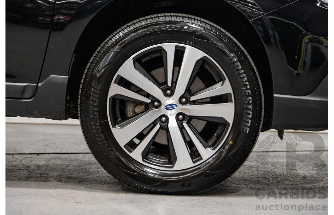 3/2018 Subaru Outback 2.5i (AWD) 5GEN B6A MY18 4d Wagon Crystal Black Mica 2.5L