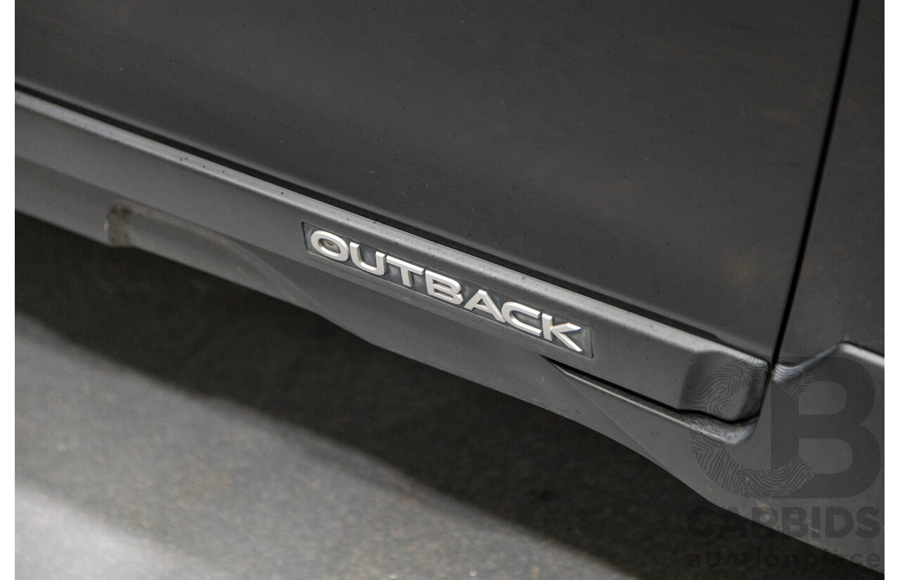 3/2018 Subaru Outback 2.5i (AWD) 5GEN B6A MY18 4d Wagon Crystal Black Mica 2.5L